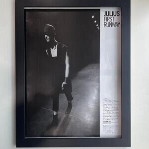JULIUS print framed 9x12 cutout High Fashion magazine